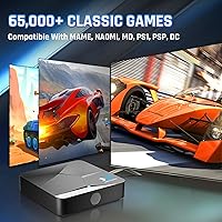 Vista 2 de Kinhank 256G Super Console X2 with 100,000+ Classic Games,Retro Video Game Consoles Compatible with 60+ Classis Emulators, S902X2 Chip, Android TV
