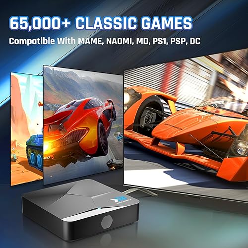 Miniatura 2 de Kinhank 256G Super Console X2 with 100,000+ Classic Games,Retro Video Game Consoles Compatible with 60+ Classis Emulators, S902X2 Chip, Android TV