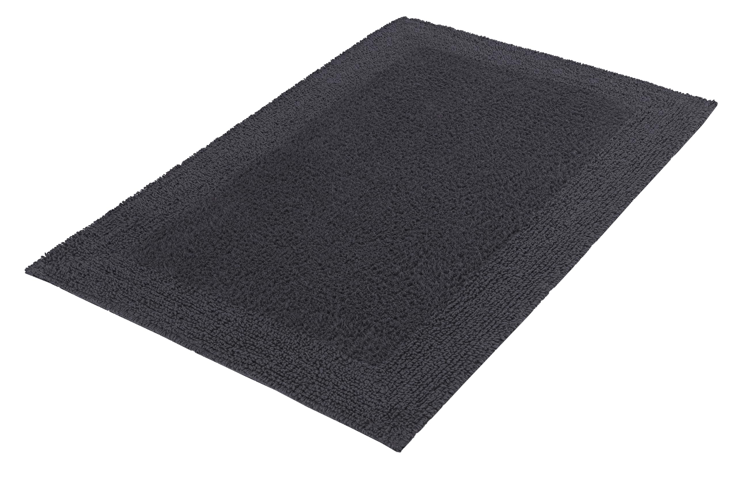 Kleine Wolke Badteppich Cotone, 60x 90 cm, Schiefer