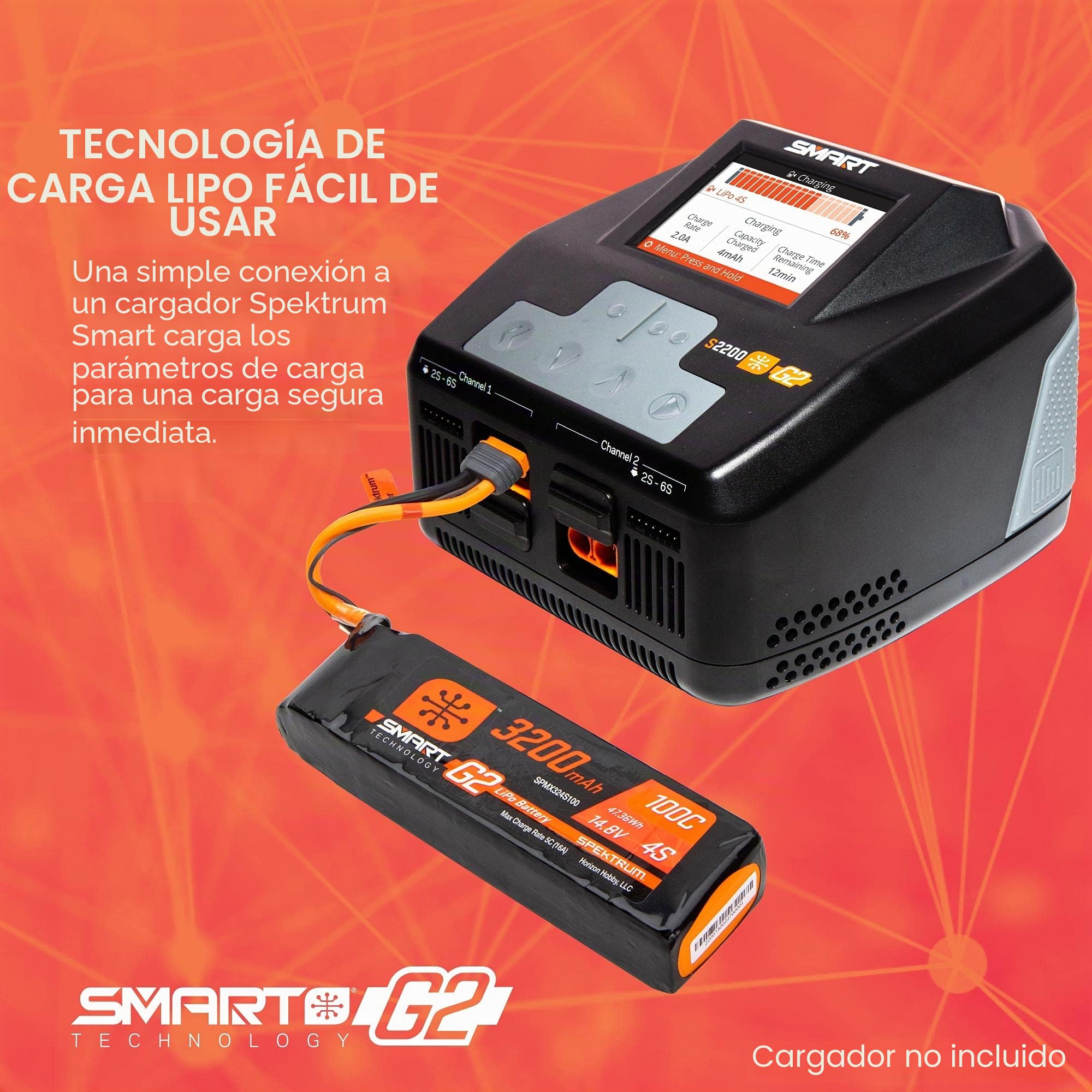 11,1 V 850 mAh 3S 30C Smart G2 LiPo: IC2