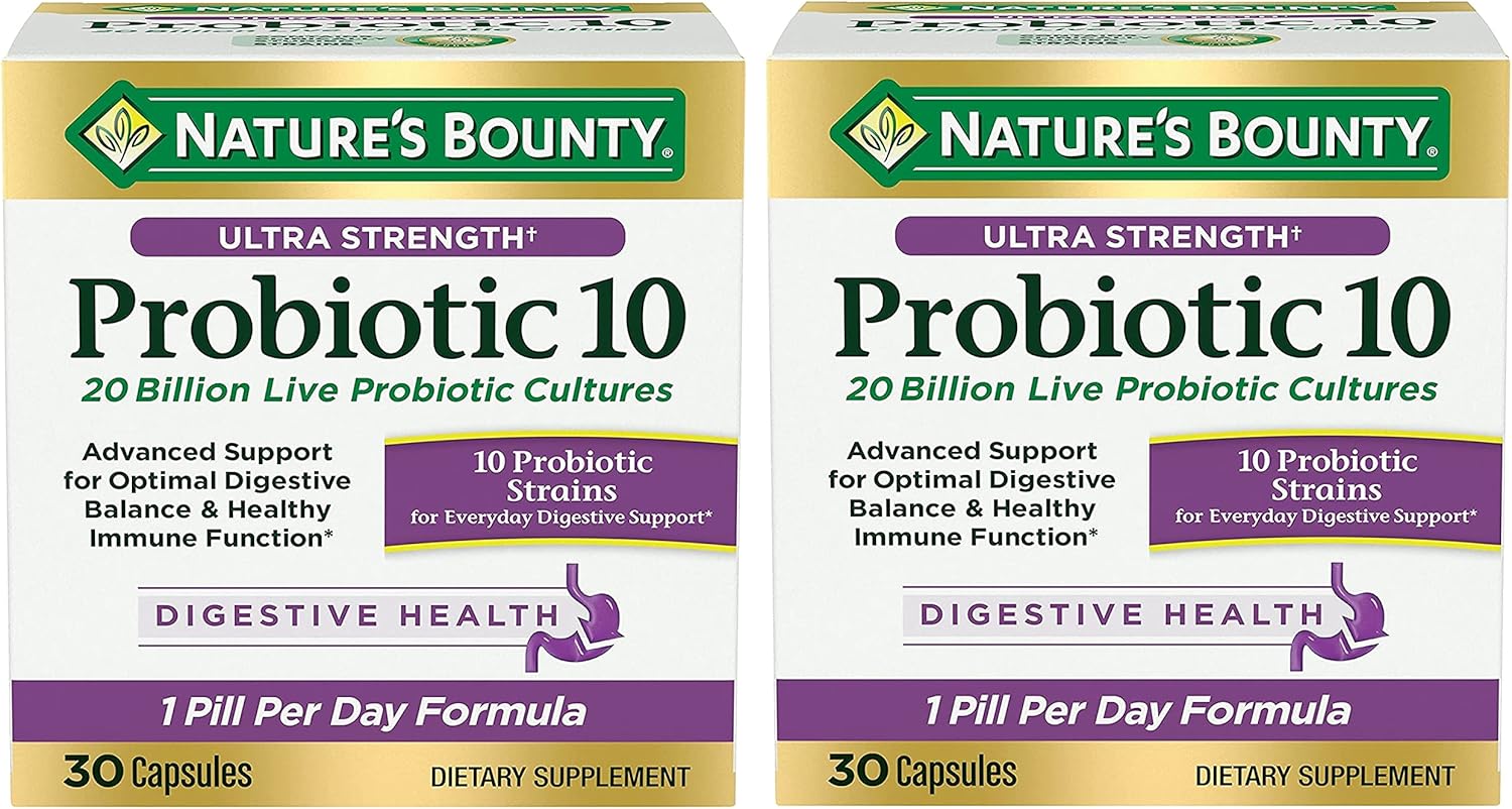 Nature's Bounty Probiotic 10 Twin Pack 30 Cnt (2-pack)