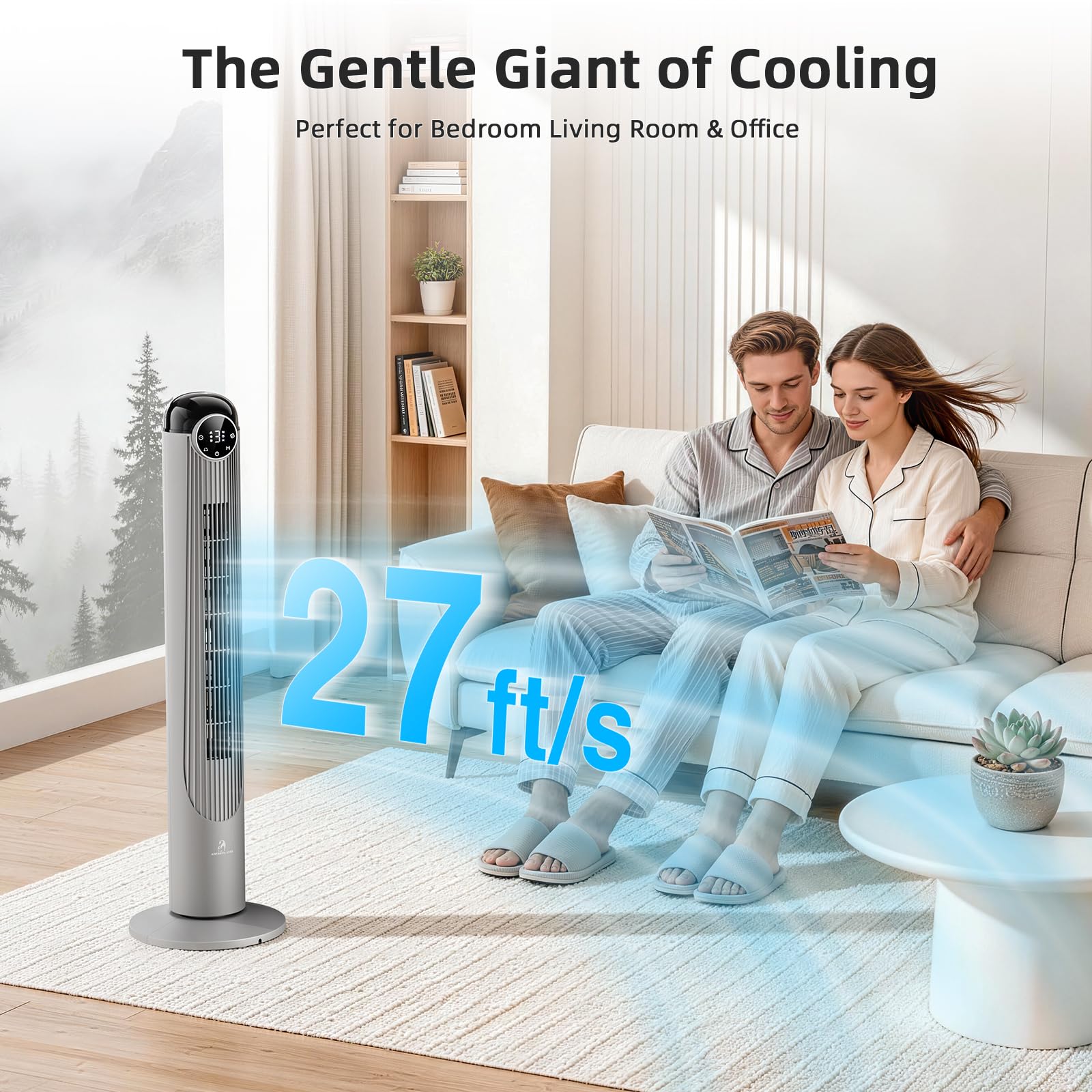 Amazon.com: Antarctic Star T42 Tower Fan-42 Inch, Bladeless