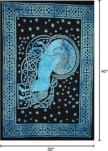 Miniatura 5 de Tradicional Jaipur un unicornio mágico Póster, indio etiqueta de la pared, Hippie bohemio colgar en la pared, decoración recámara gitana boho, arte