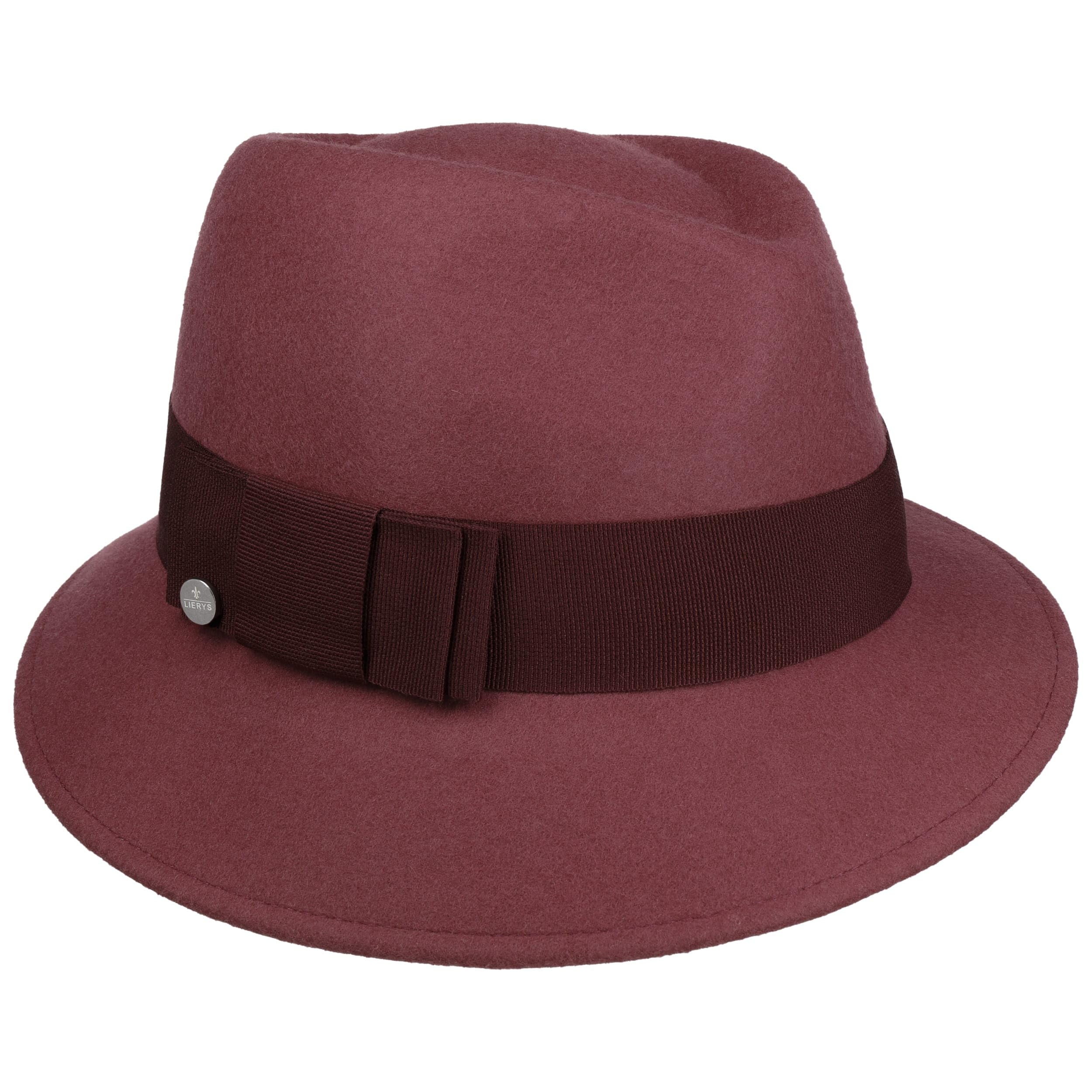 LIERYS Damenhut Filzhut Ripsband Made in Italy Sommer Winter
