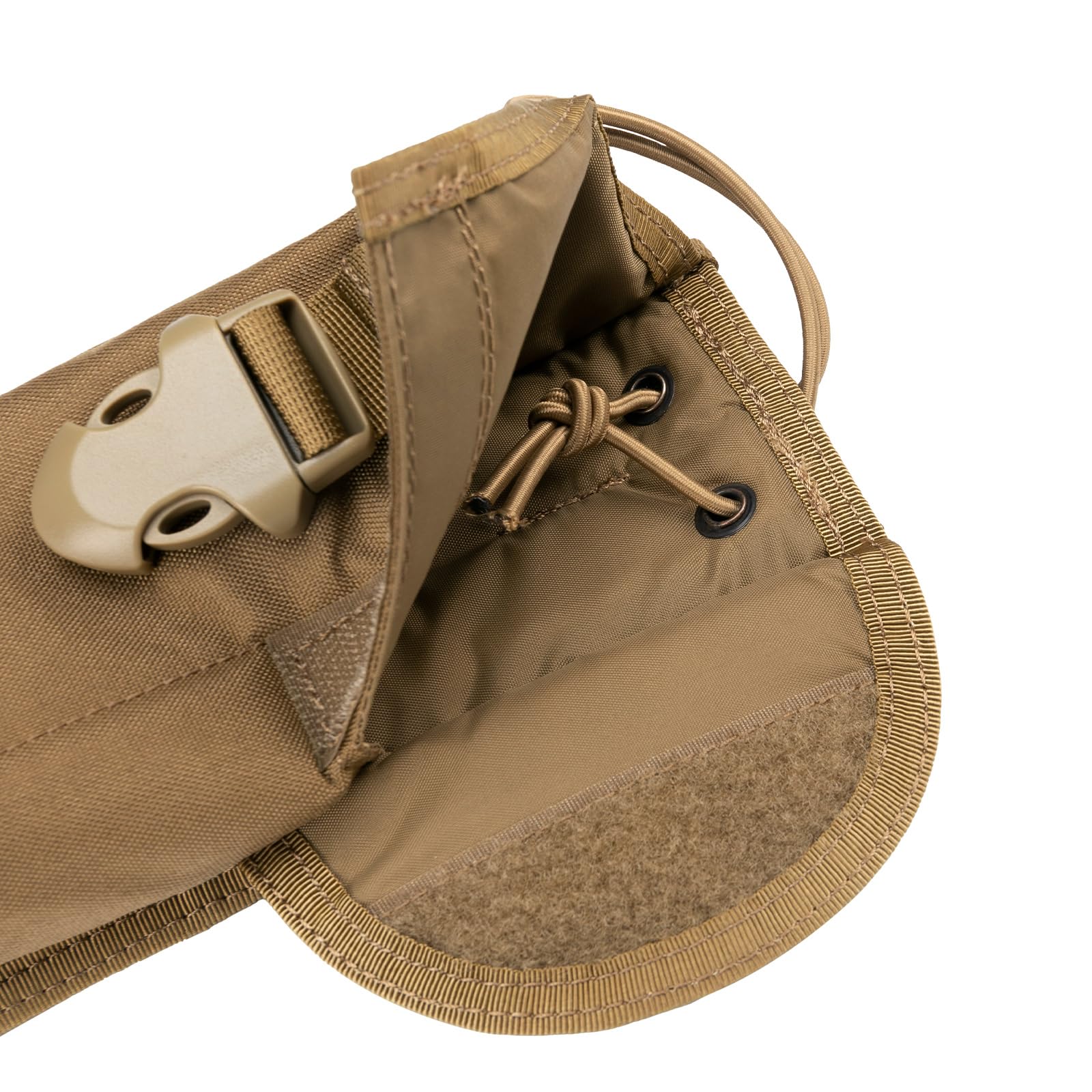 EXCELLENT ELITE SPANKER Pochette Talkie,Étui pour Talkie Walkie,Tactique Nylon Talkie Walkie Pochette pour Radio Portable ou Talkie-walkie (Coyote Marron)
