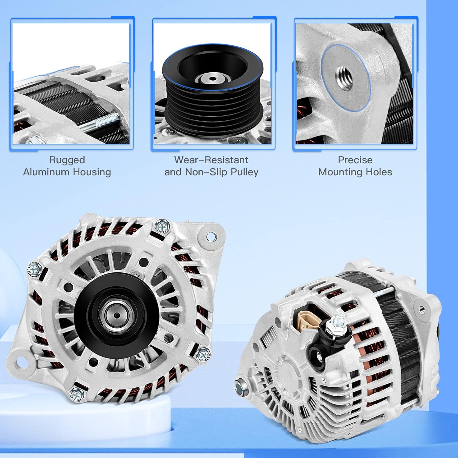 11341 11557 High Output Alternator for Nissan for Altima 2007-2010 for Nissan for Murano 2009 for Nissan for Maxima 2009-2011 for Nissan for Quest 2011-2017