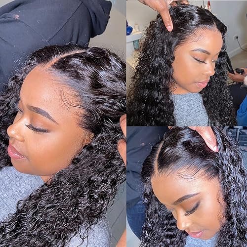 Miniatura 6 de BLY Pelucas de cabello humano prearrancado 4x6 HD precortadas con encaje listo para usar y llevar, peluca para principiantes, peluca de encaje
