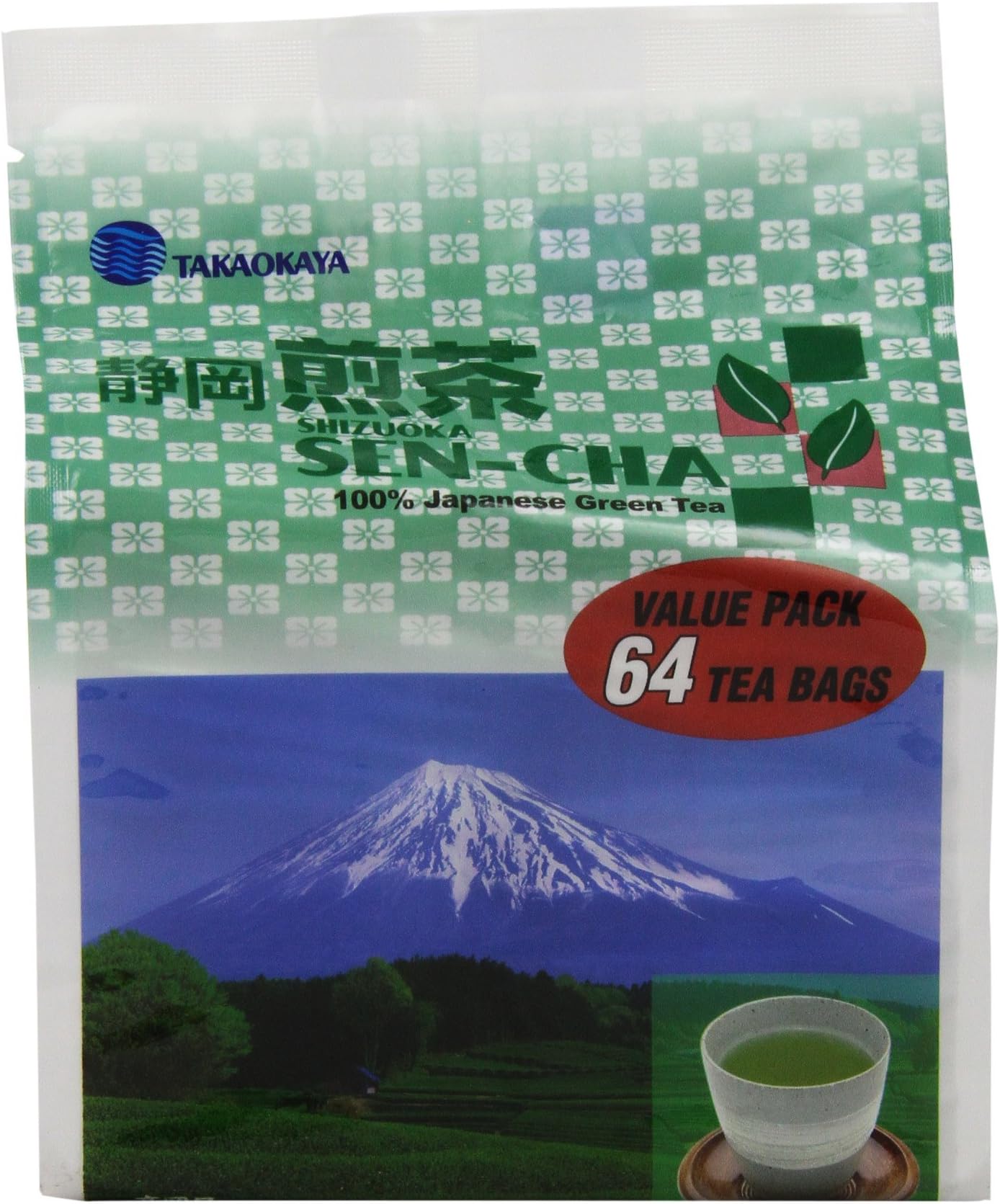 Tea T Green Sencha, Teabags, 64 Count Unit