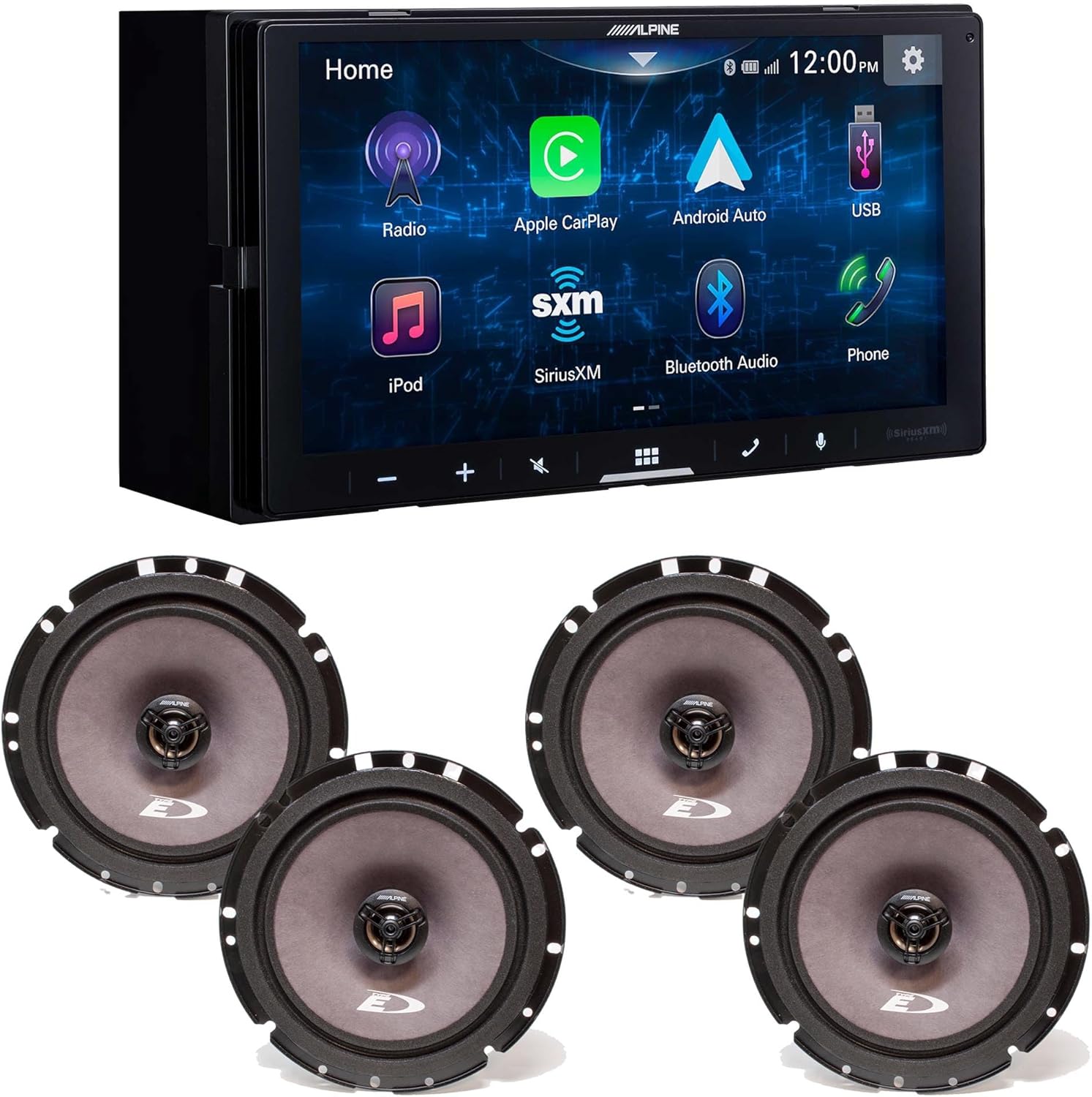 Alpine iLXW670 Digital Multimedia Receiver w/ 2 Pairs