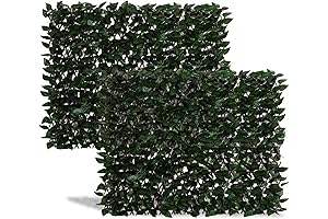 DOEWORKS Expandable Faux Garden Fence Privacy Screen for Balcony Patio Outdoor