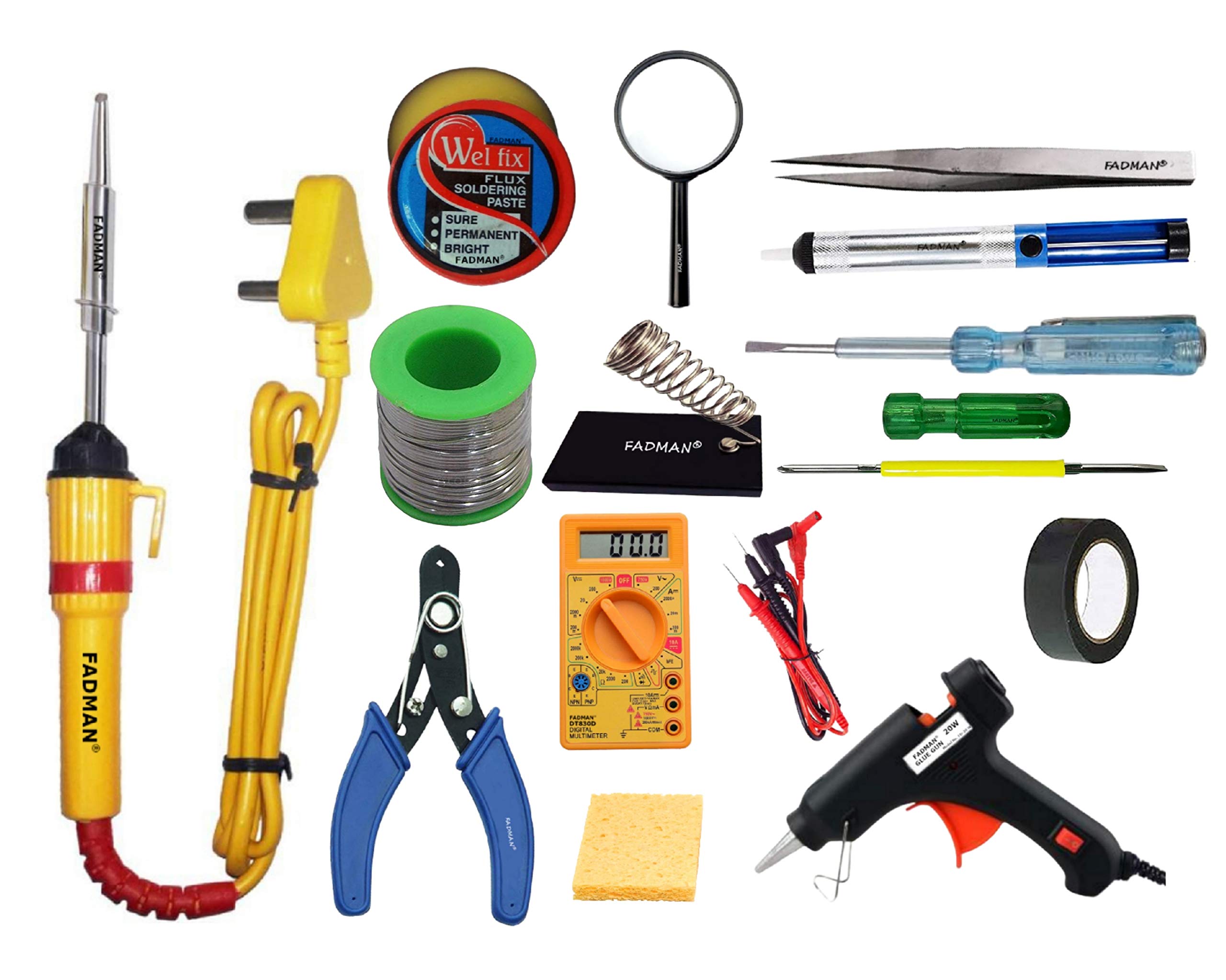 See full amazon price history chart for FADMAN SOLDERING IRON 25 W | BEST BUNDLE KIT | NEW PACK - 14 FADMAN SOLDERING IRON 25 W | BEST BUNDLE KIT | NEW PACK - 14 (B08WH48QNR) Amazon Price History, Amazon Price Tracker