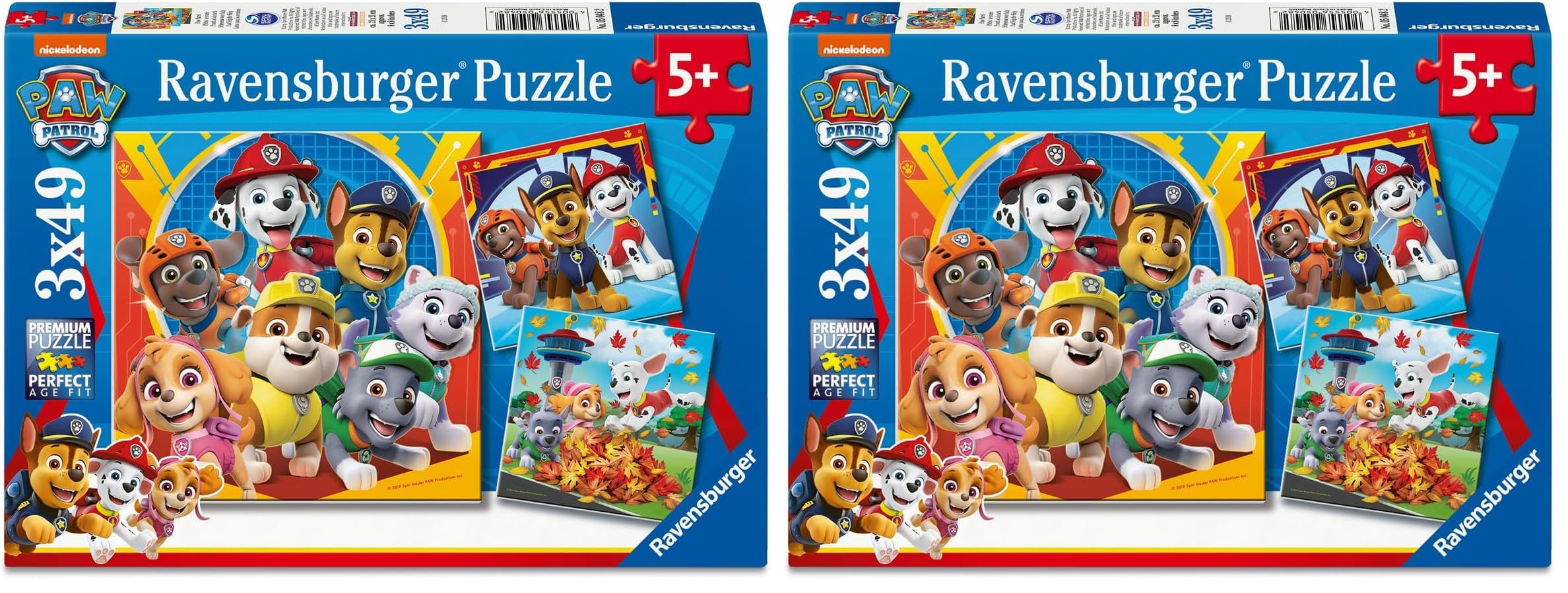 Ravensburger Paw Patrol 3 x 49 Piece Jigsaw Puzzles