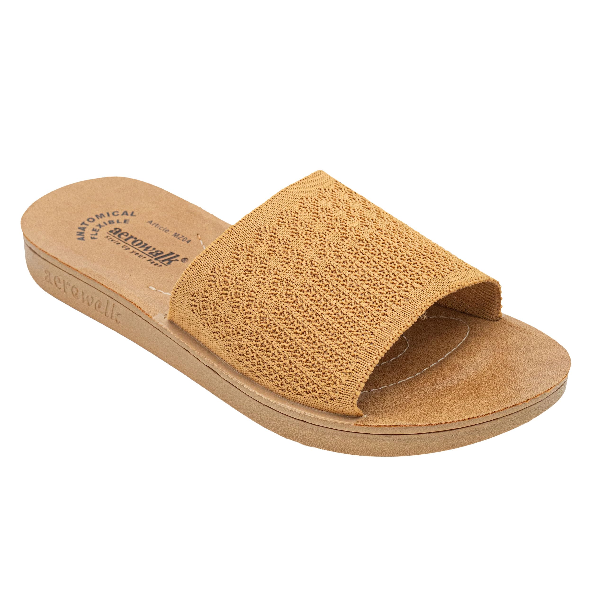 AEROWALK Stylish Slip-On Slide Style Fashion Sandal for Women | Comfortable | Lightweight | Anti Skid | Casual Office Footwear (MZ04) (B0D3XQHH4F) Amazon Price History, Amazon Price Tracker