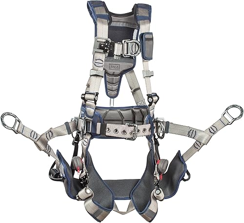 3M DBI-SALA ExoFit STRATA Comfort Arnés de seguridad para escalada/posicionamiento/suspensión en torre, OSHA, 1114368, XL