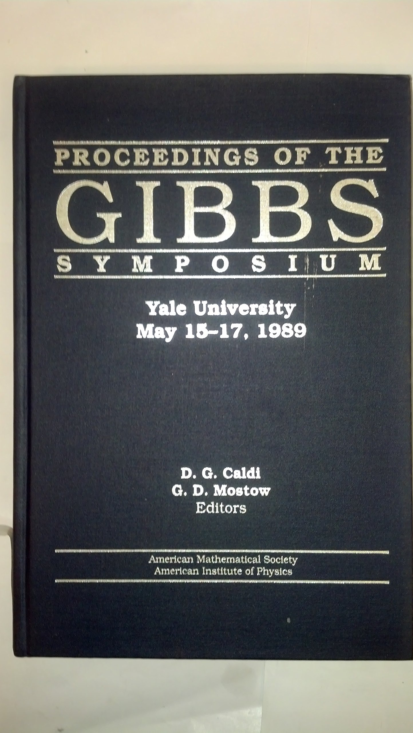 Proceedings of the Gibbs Symposium, Yale University, May 15-17