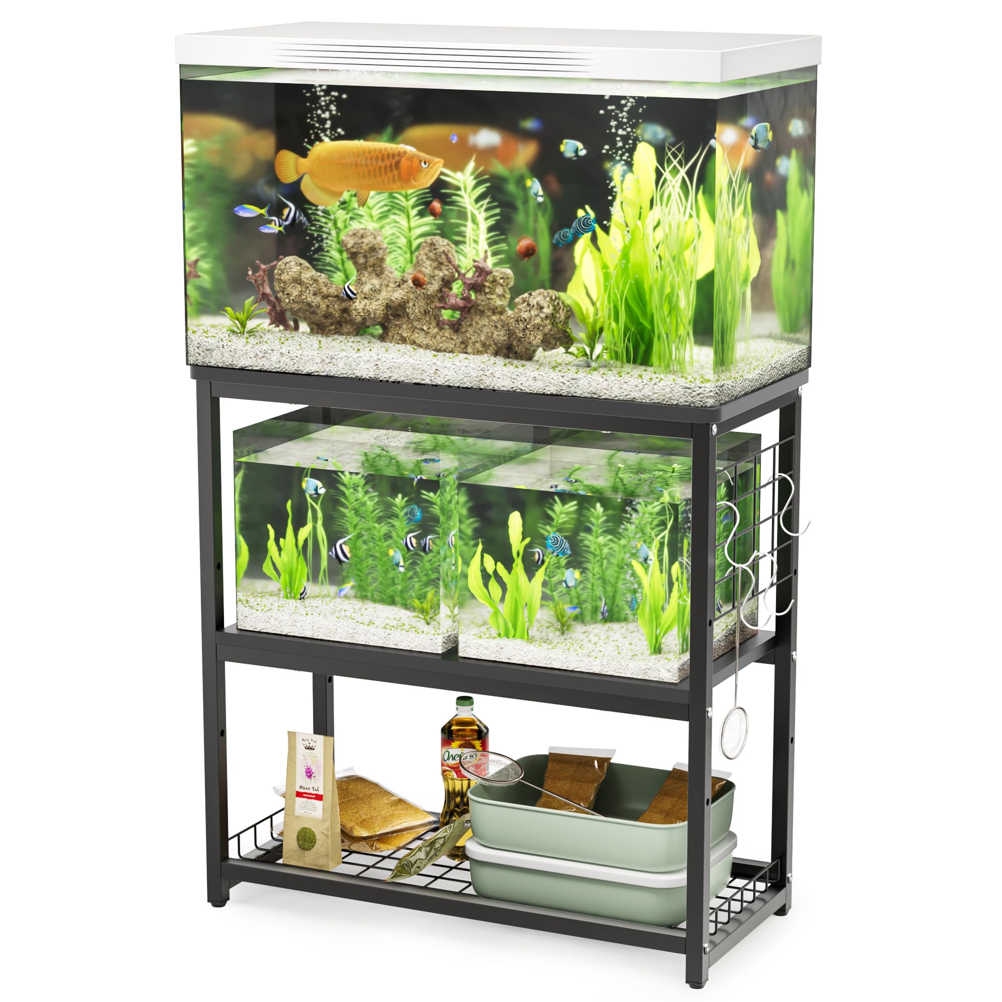 Amazon.co.jp: DEWEL 水槽台 水槽スタンド 幅65×奥行30×高さ65cm 中棚