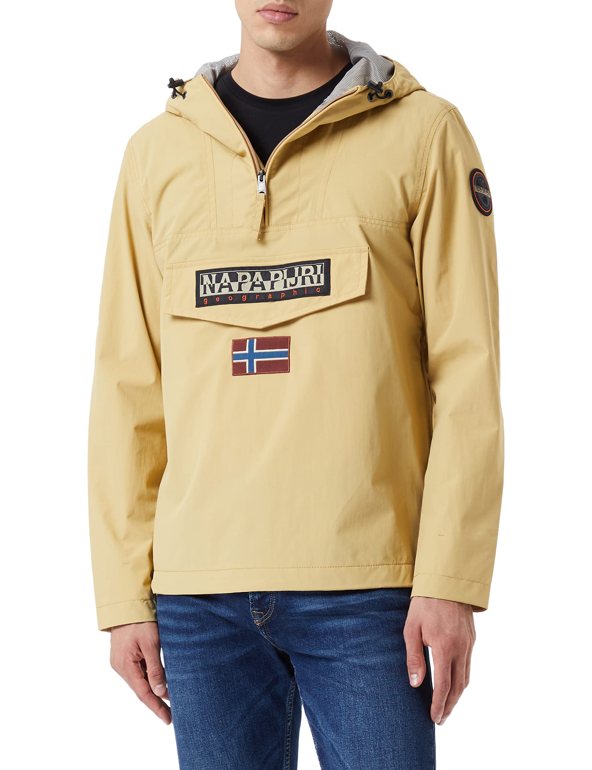 NAPAPIJRI Rainforest M Sum 3 Giacca Uomo M Sand Prairie