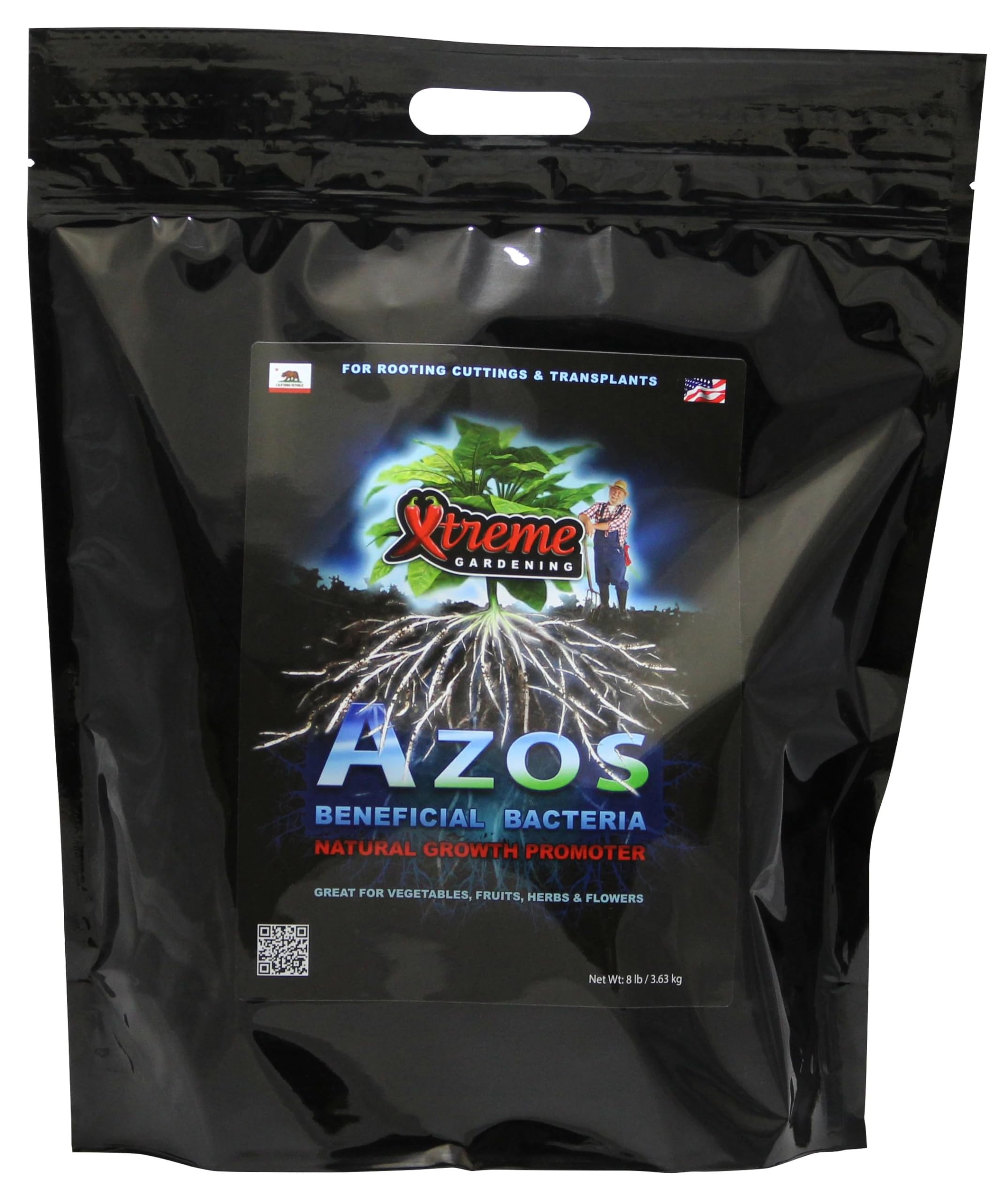 Amazon.com : Xtreme Gardening AZOS 8 lb – Beneficial Nitrogen