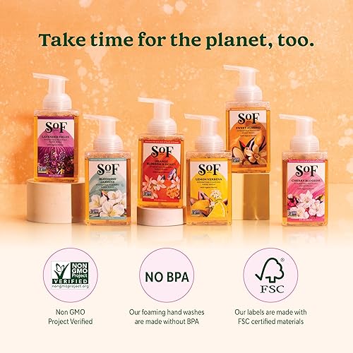 Miniatura 5 de SoF Body Care - Lavado de manos espumoso de flor de cerezo anteriormente cuidado corporal del sur de Francia néctar de agave orgánico hidratante