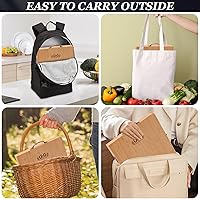 Vista 9 de Regalos de Tabla de Charcutería para Mujeres: Tabla de Queso Plegable de Bambú con Juego de Cuchillos - Regalo Único de Intercambio de Regalos