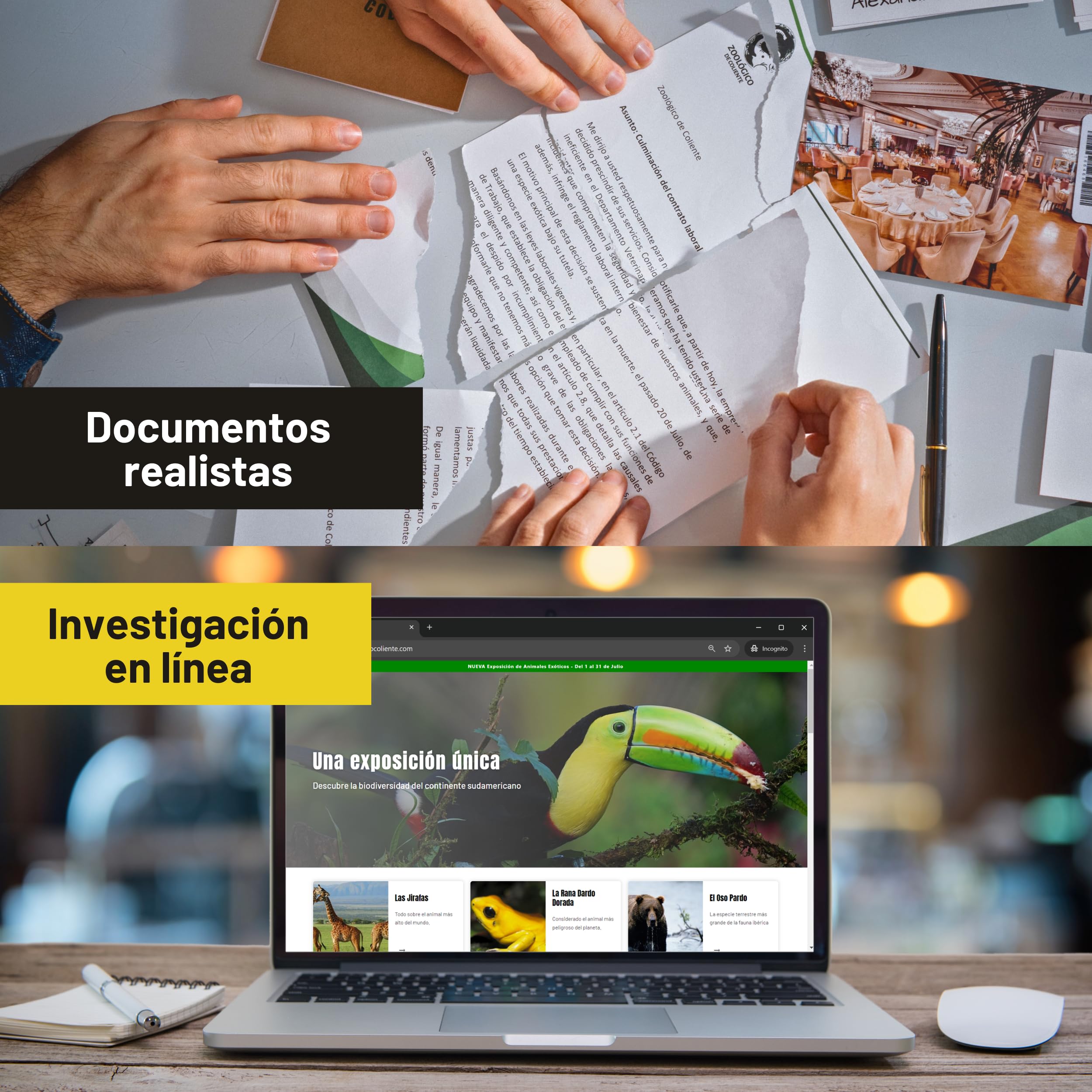 Caso 2: El Crimen de Coliente. Juegos de Mesa Adulto, Casos Policiales para Resolver Misterio en Casa, Escape Room Juego de Mesa Resuelve el Crimen como Detective.