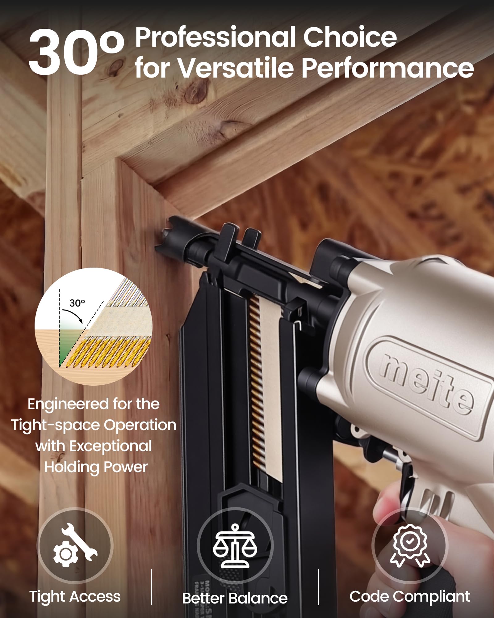 30 Degree Framing Nails - 1000 PCS -4 30 Degree Framing Nails - 1000 PCS -4
