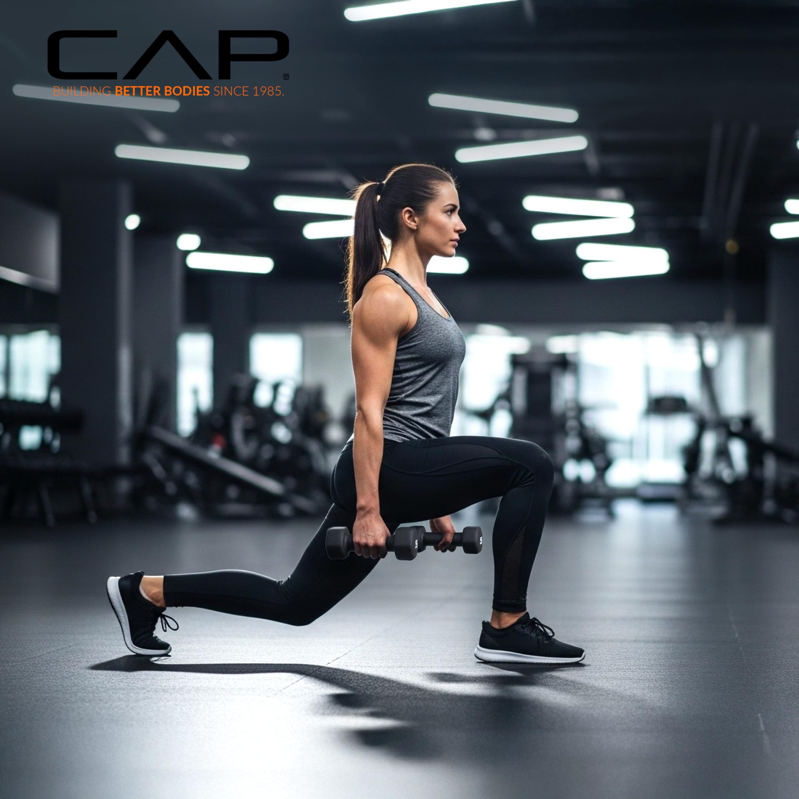 Neoprene Dumbbell Weights Pairs & Sets | Black