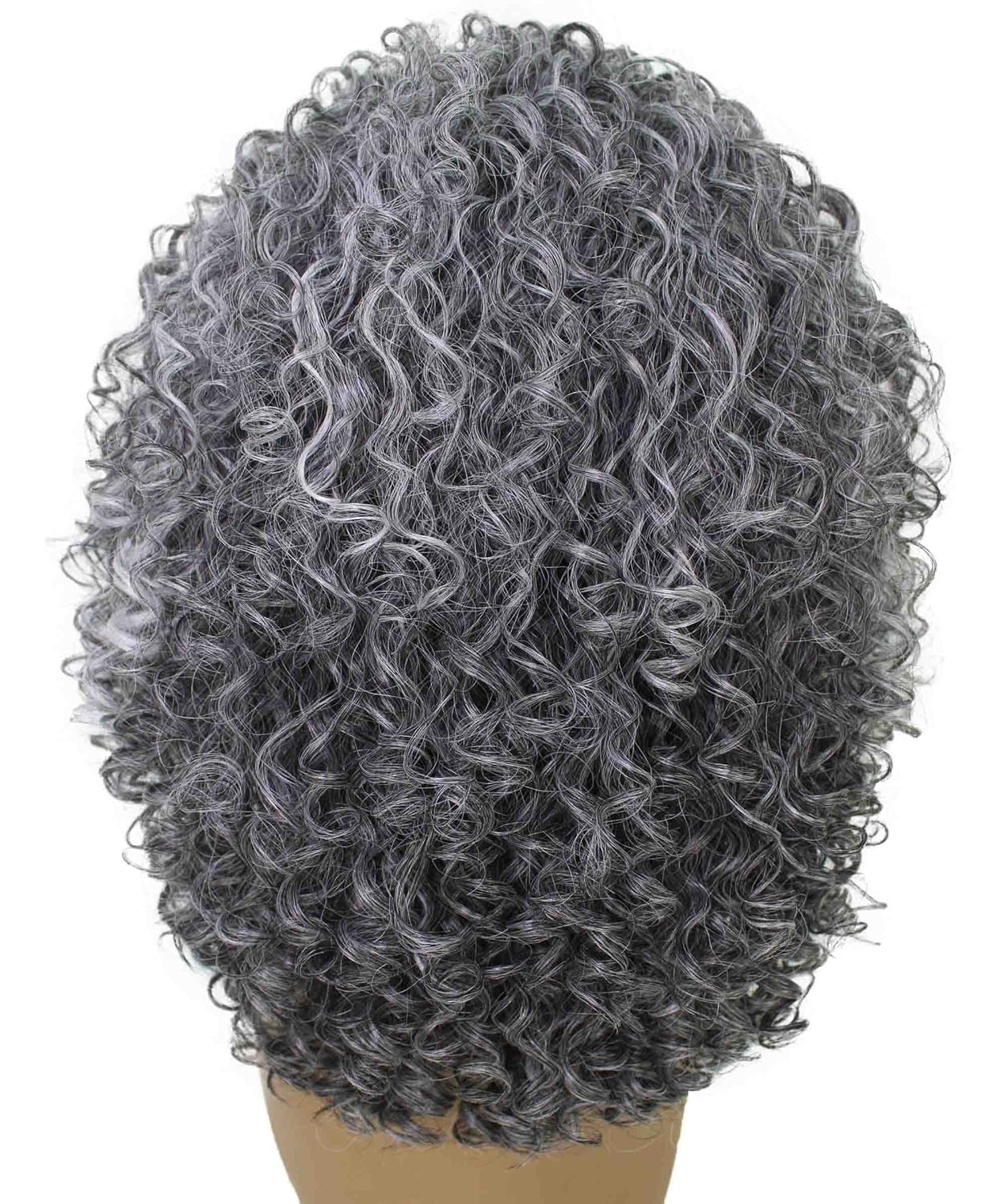 LUXLUXE Tatiana Curly Body Waves 15 in Long Half Wig Half Cap Wig, Mix Human Hair and Synthetic Fibers, Multiple Shades of Natural & Blended Colors