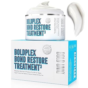 BOLD UNIQ BoldPlex Hair Mask, Deep Conditioning For Dry, Damaged Hair, Mascarilla Para El Cabello, Repairs and Nourishes Curly, Bleached, or Frizzy Hair, Deep Conditioner - 6.76 Fl Oz