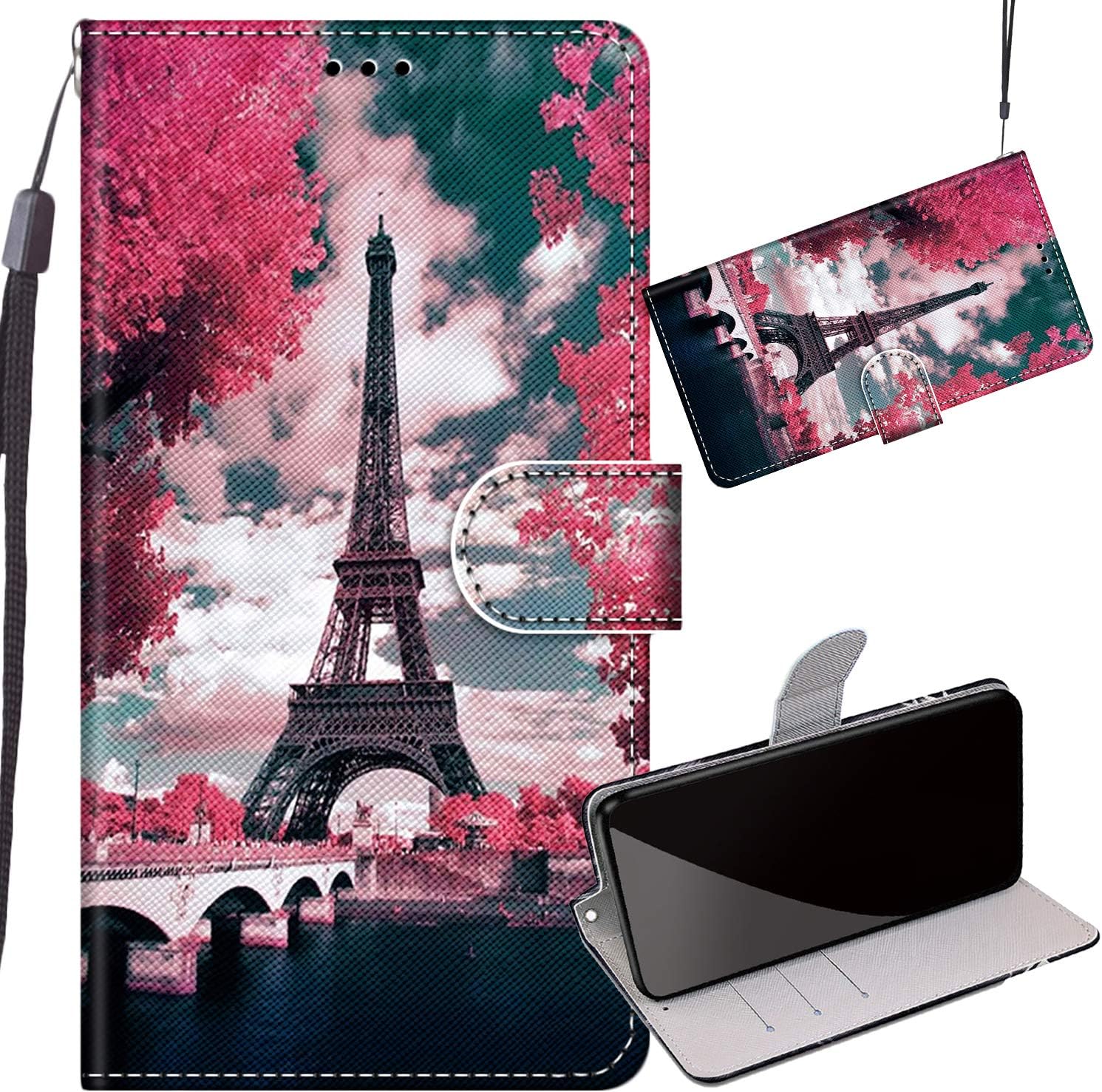 Custodia A Portafoglio In Pelle Per Xiaomi Redmi Note 8T 8 9T 9 Pro Note7 7 5 Custodia Note5 Note7 Note8T Note9 Coque Stand Book Foglia Magnetica - Foto 12