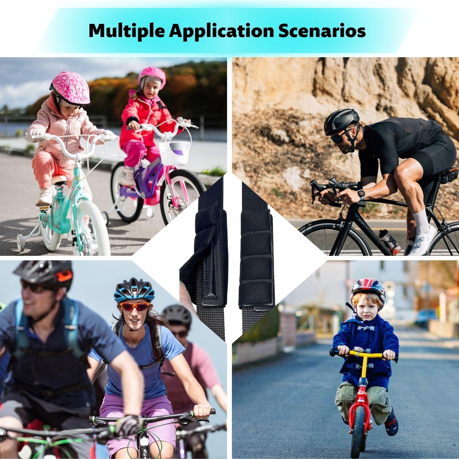 Lot De 5 Mentonnières Universelles En Plastique – Protection Menton Pour Casque Moto, Vélo électrique, Roller Et Chantier