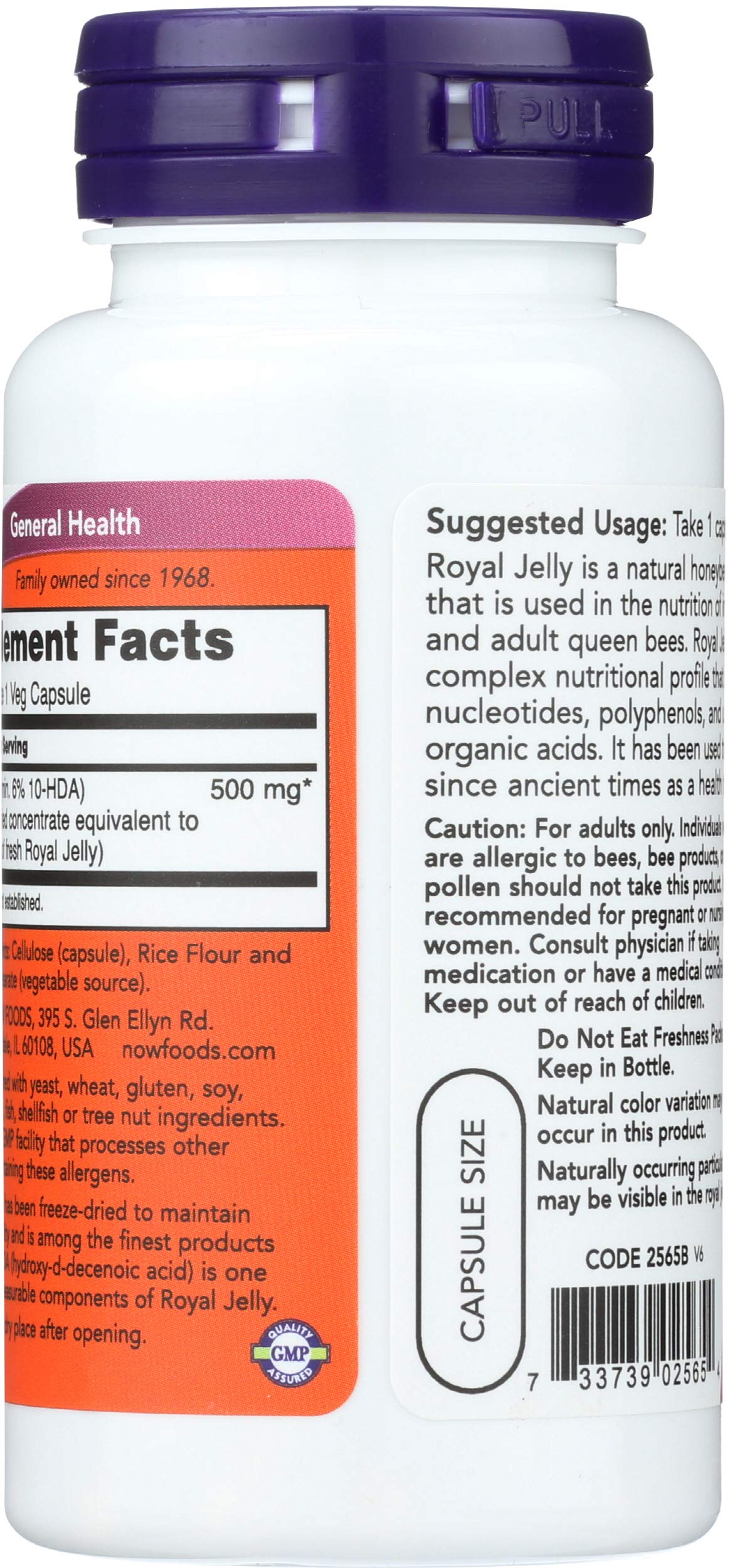 Royal Jelly 1500mg 60 Capsules Pack of 2