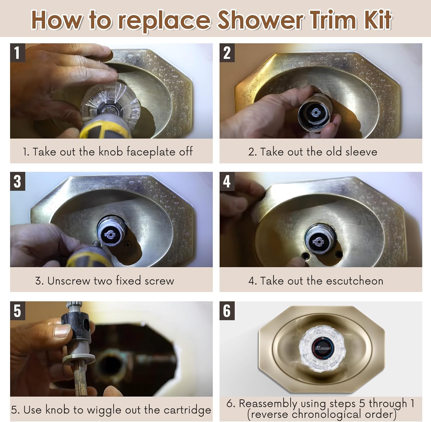 Shower Cartridge and Handle Replacement, Compatible with 9742920 S742920 and 940-240, Compatible with Pfister Avante Series Single Handle Lavatory, Tub and Shower Faucets(Metal Stem)