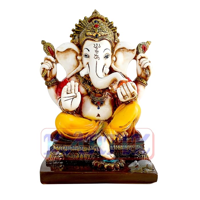Buy Kartik Statue of Lord Ganesh Ganpati Elephant Hindu God Polyresin