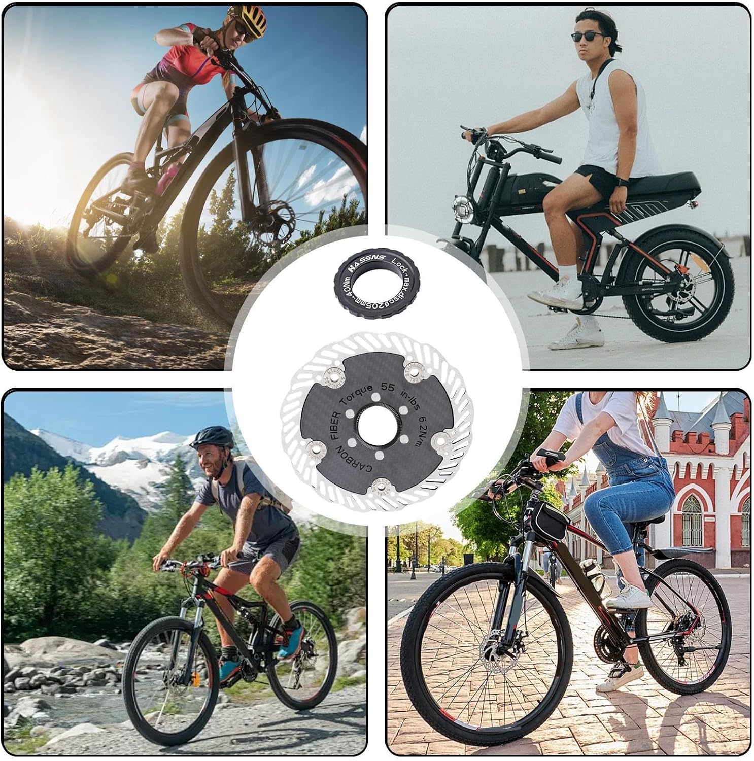 Brake Disc Rotors - Stainless Steel Bike Rotors | Ultra Thin Road Bike Disc Brake | Heavy Duty Reliable Cycling Accessory | For Men Women Teens Athletes Family Friends Traveling Adventure
