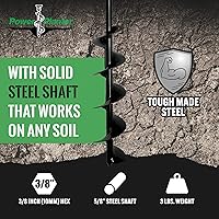 Vista 3 de Power Planter foco de 3 x 24 pulgadas de Longitud extendida & Ropa De Cama Plant Barrena..., Negro