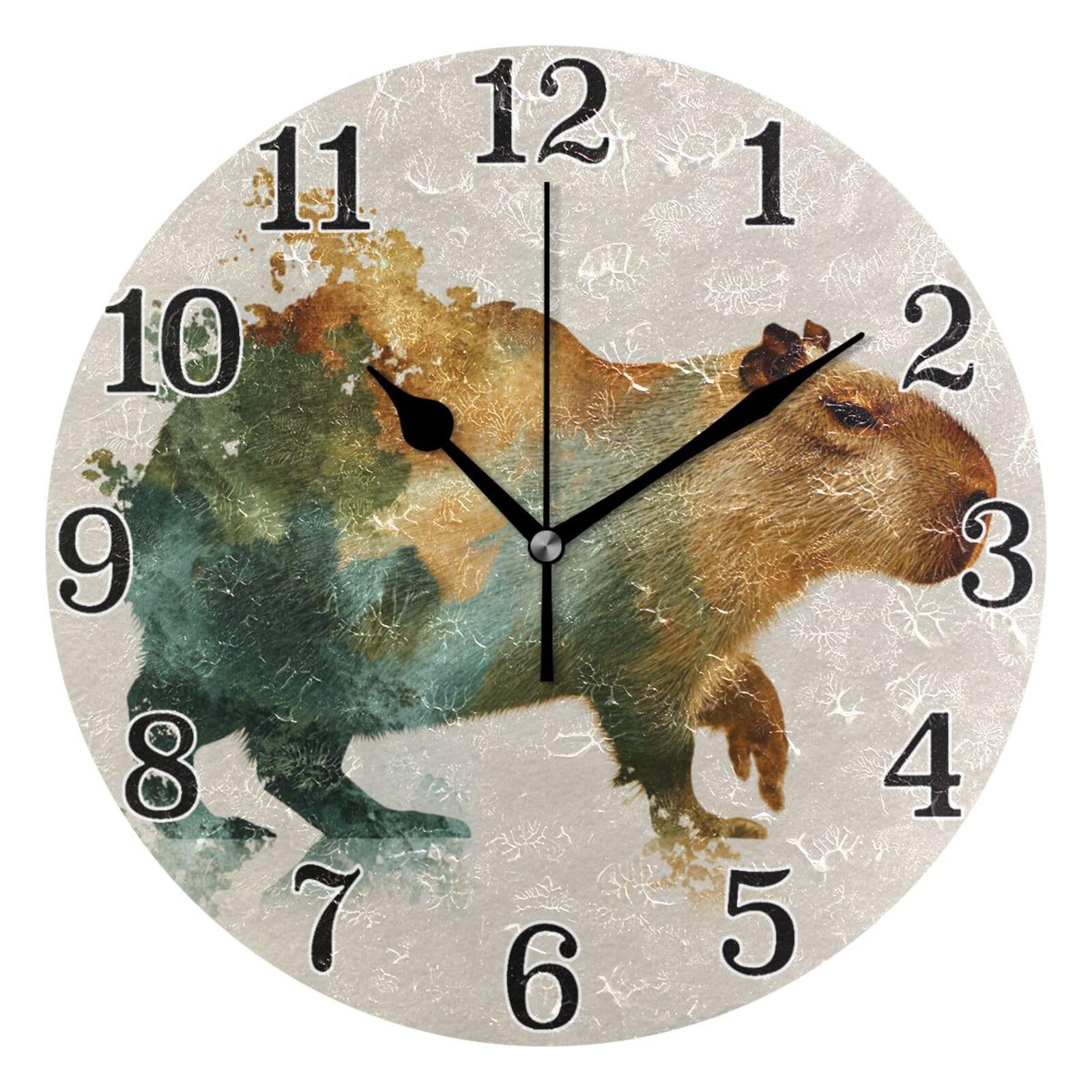Horloge murale galaxie 25,4 cm silencieuse pour bureau sans bruit