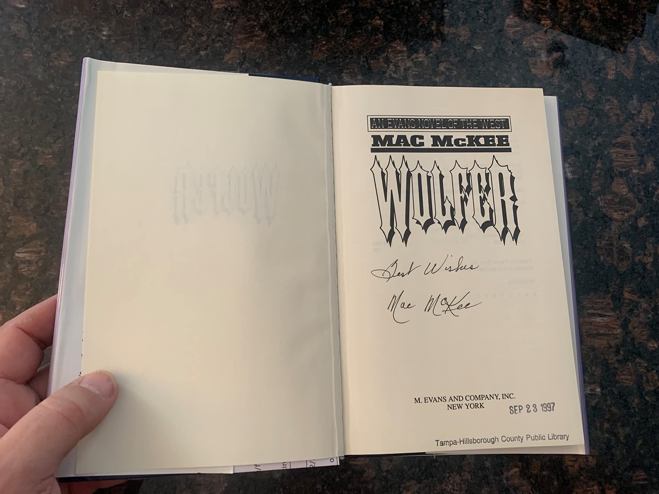 Buy Wolfer (Evans Novel of the West) — BookShops.in