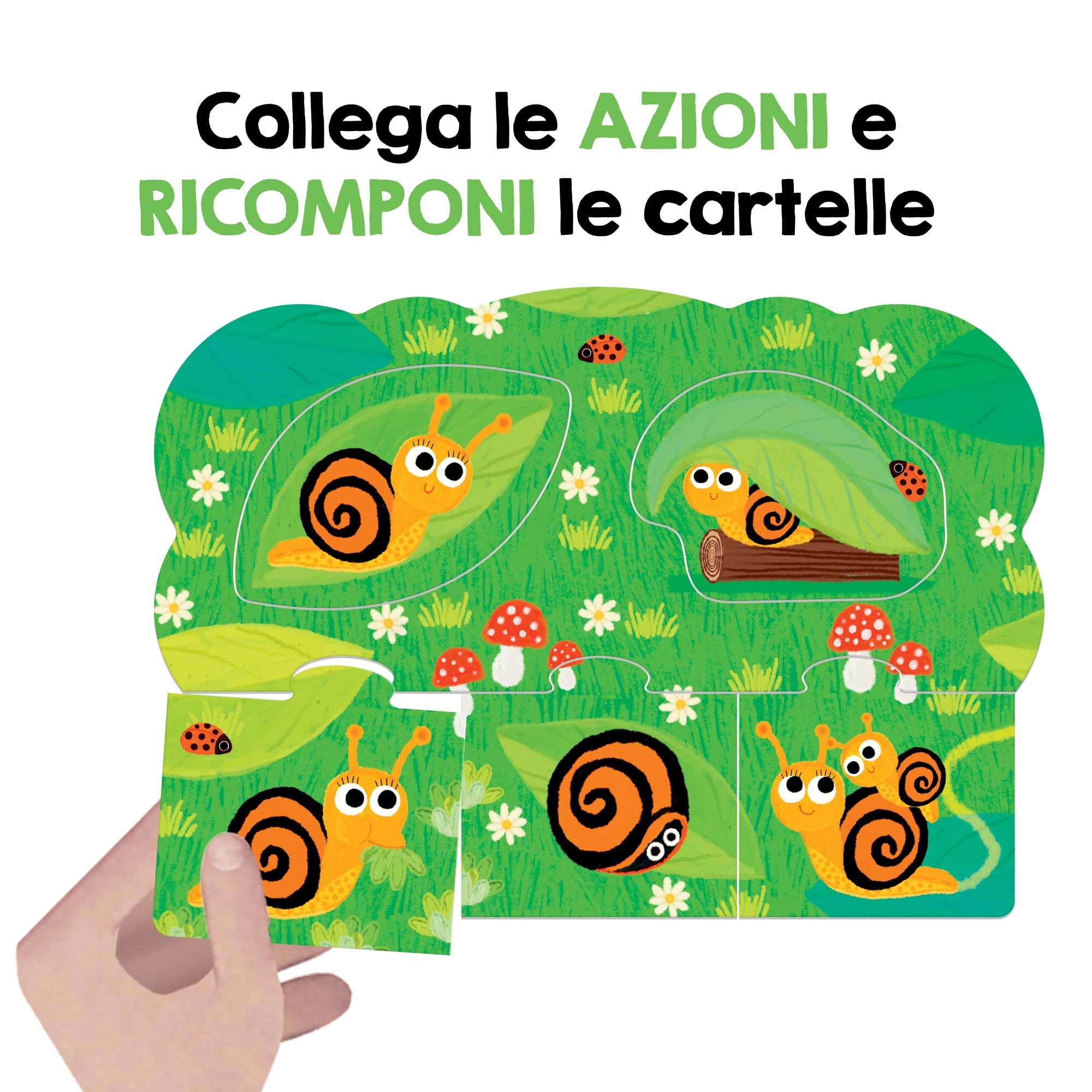 HEADU - Chi Cosa Dove - Giochiamo a Parlare Con Gli Animali! | Giochi Educativi 2 3 4 5 Anni, Sviluppo Linguaggio Bambini, Gioco Didattico, Giochi da Tavolo Bambini, Regalo Bambina, Regalo Bambino