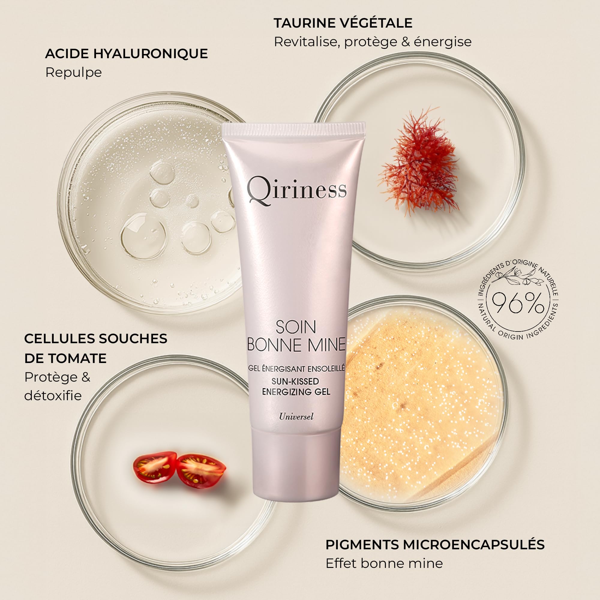 Gel Teinte Bonne Mine Soin CC Crme di Qiriness