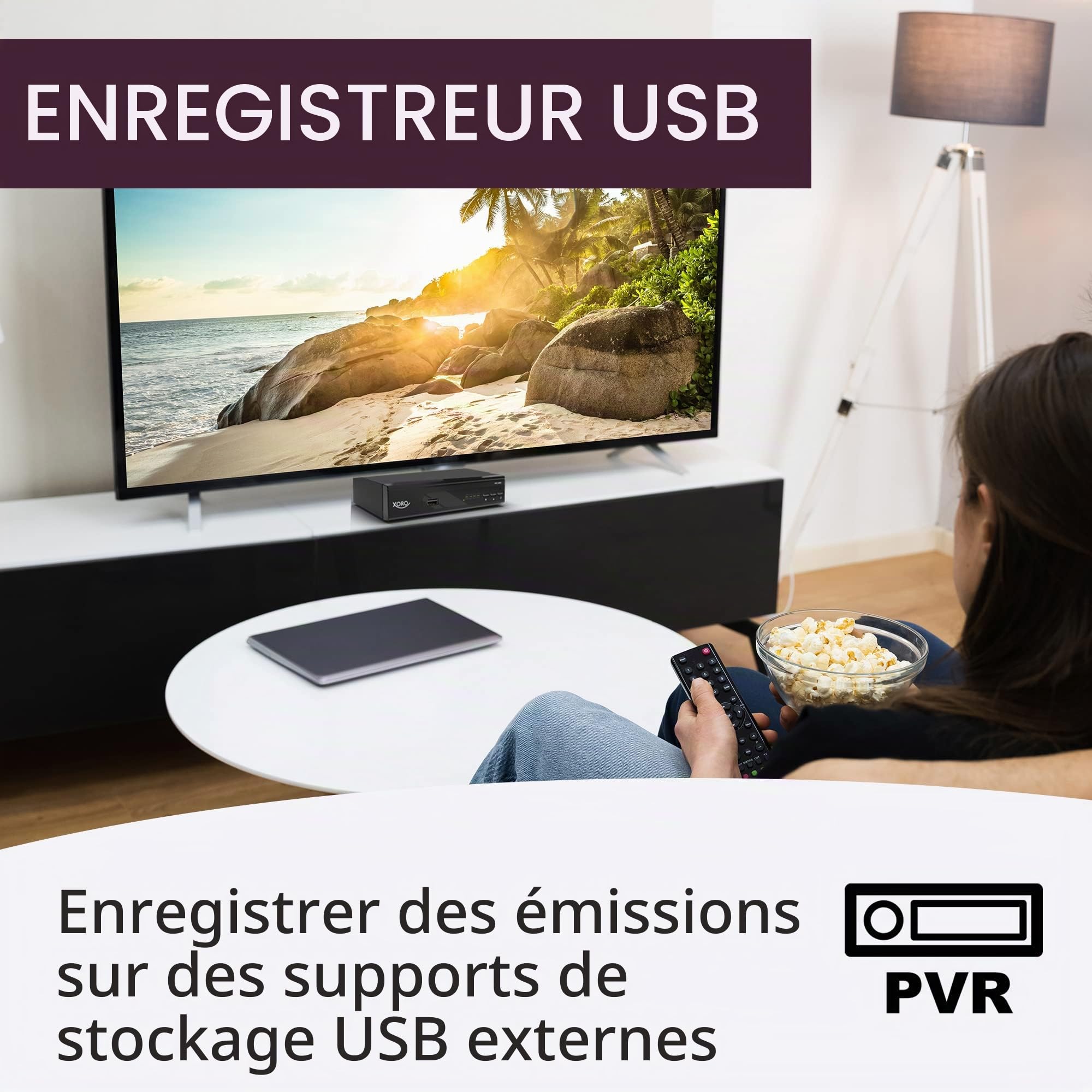 Xoro HRS 8660 digitaler Satelliten-Receiver mit LAN Anschluss (HDTV, DVB-S2, HDMI, SCART, PVR-Ready, USB 2.0) schwarz