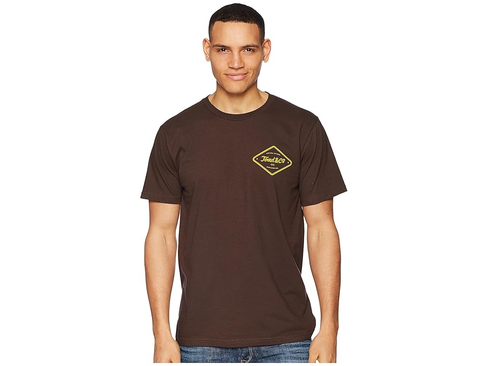 

Toad&Co Pint Half Full Short Sleeve Tee (Bark) Men's T Shirt