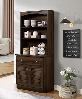 DeckUp Noordin Engineered Wood Kitchen Cabinet/Storage Unit (Walnut, Matte Finish) Price In India