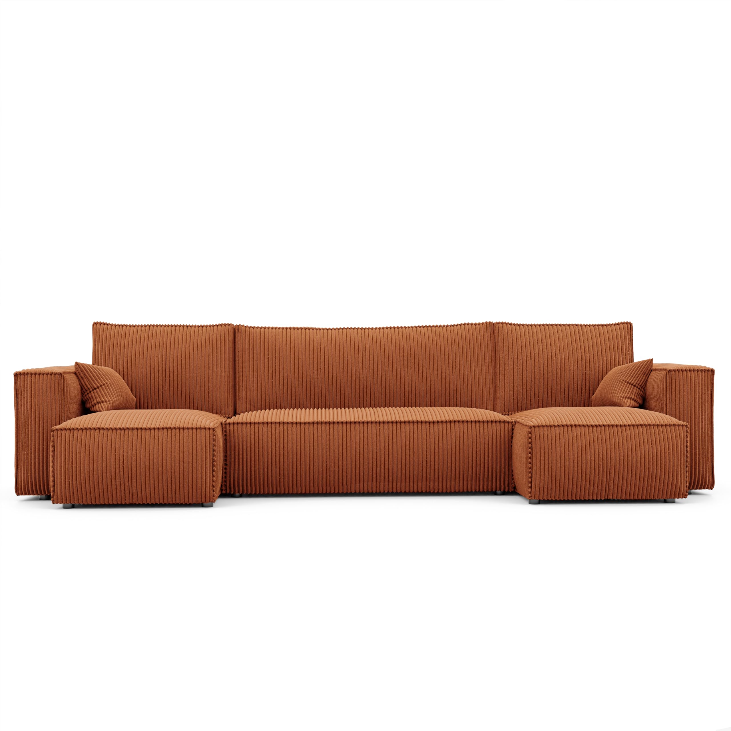 GREKPOL Canapé D'angle Convertible 145x248 à Gauche Ou à Droite - Canapé 3 Places Convertible