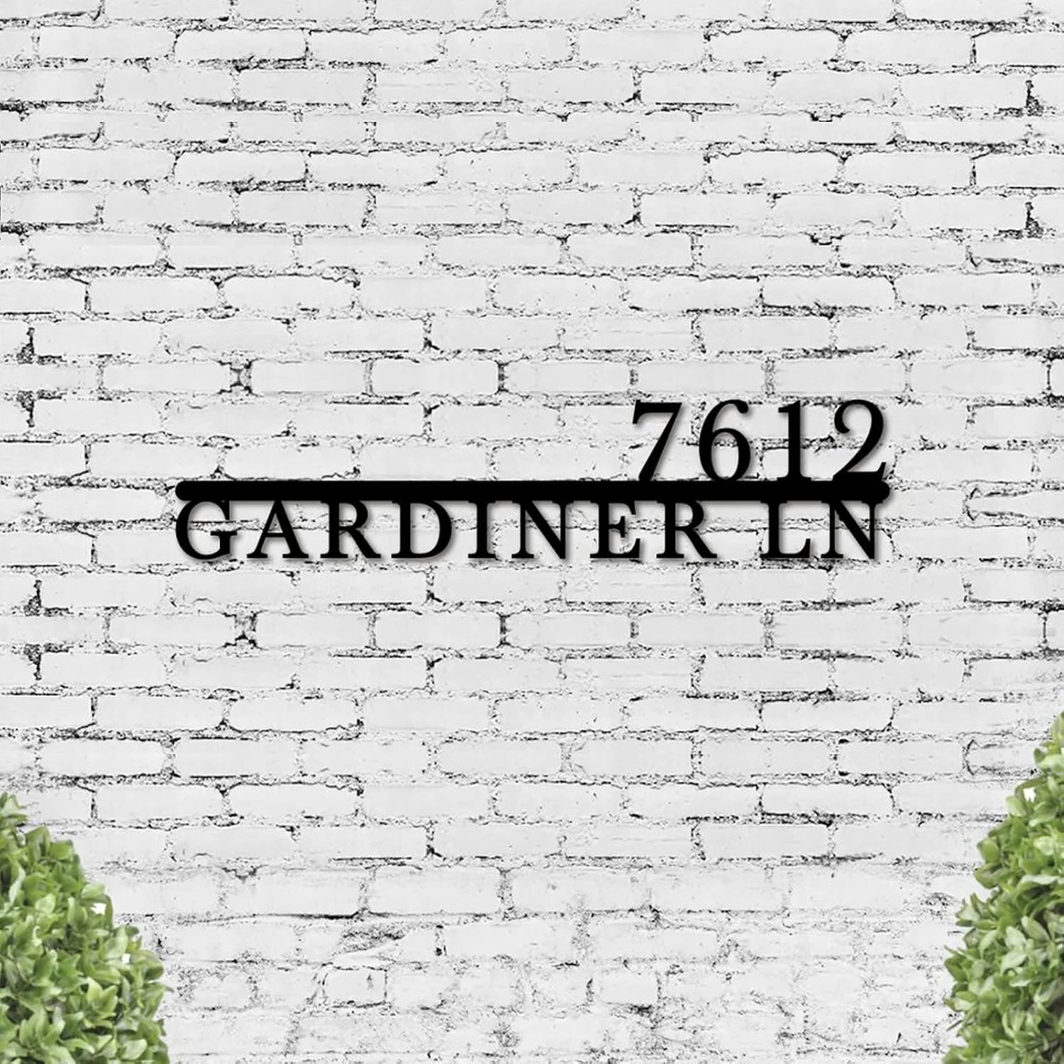 Metal Sign Metal Wall Art Custom Address Metal Sign Metal Wall Decor for Home Kitchen Coffee Bathroom Bar Farmhouse Outdoor Indoor Signs 14"