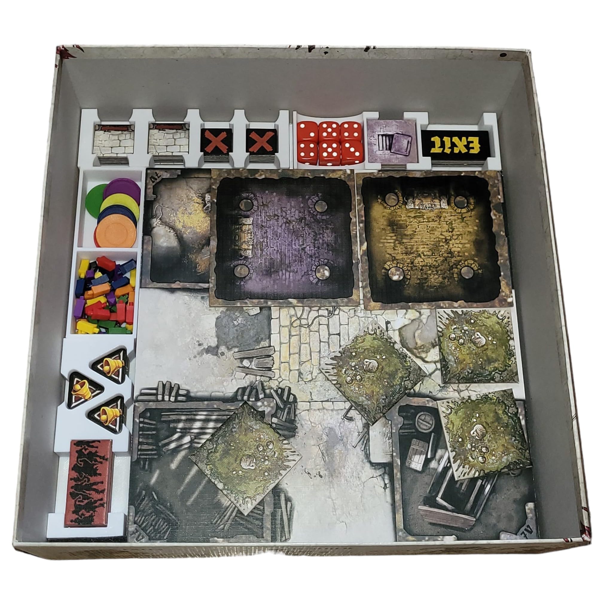 Générique Black Plague Zombicide Organizer Storage Insert (White) - Image 2