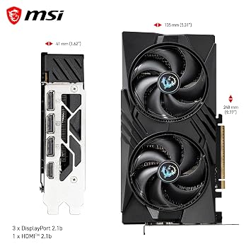 Msi Vga Geforce Rtx 5060 8g Gaming Oc Rtx5060 8gb Gddr7 128b Dx12 Pcie 5.0 X16 (3xdp 1xhdmi)