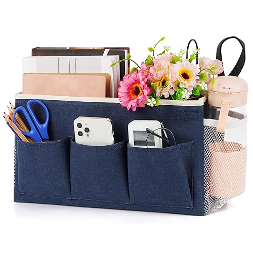 Bedside Caddy Bedside Organizer Bedside Storage Caddy with Fixed Straps