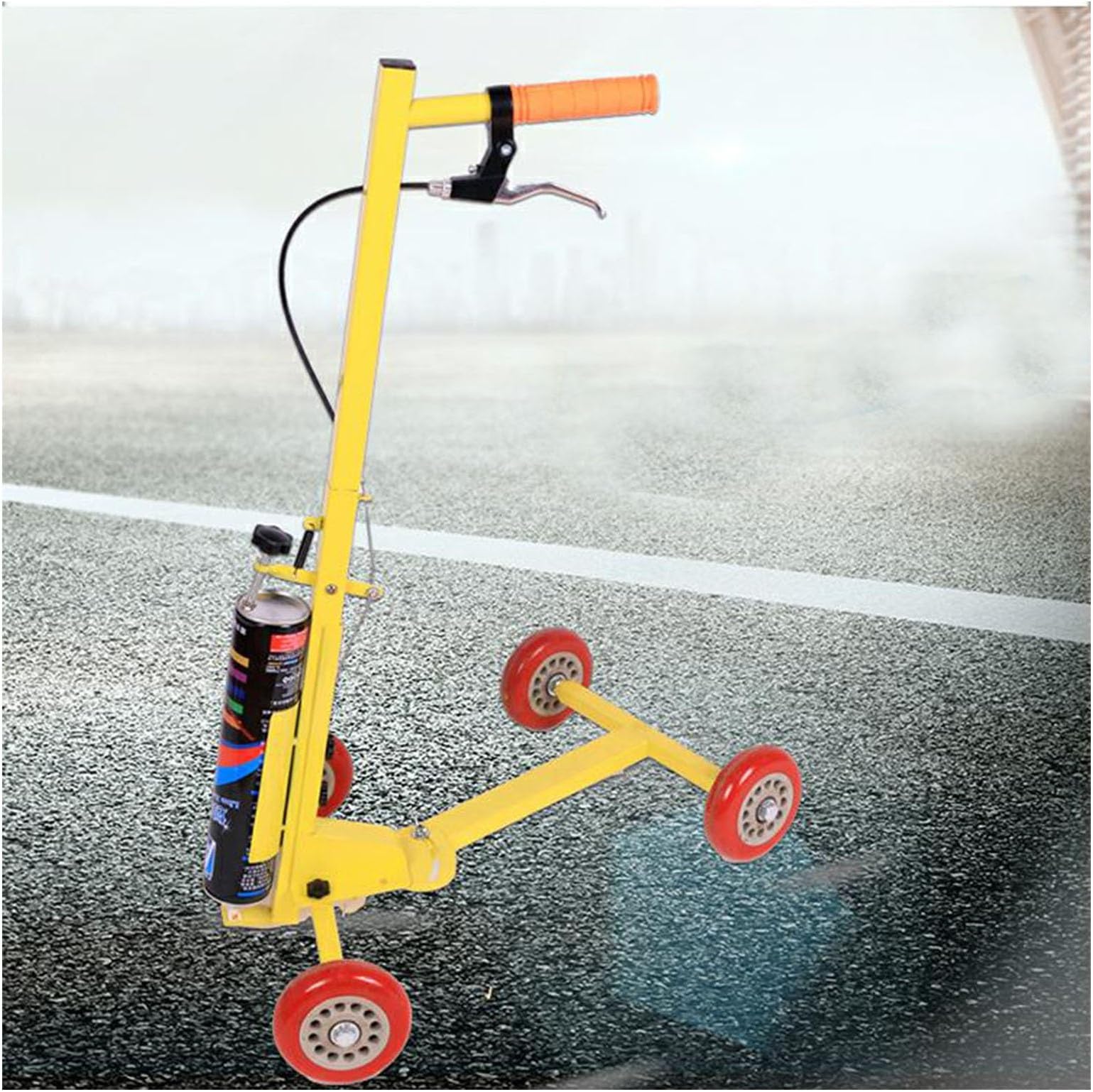 Spray Line Marker Wheel Transfer Marking Machine,Road Marking Machine,Sports Pitches Court Marking,Marking Tools,Suitable for School Playground Parking Lot Marking