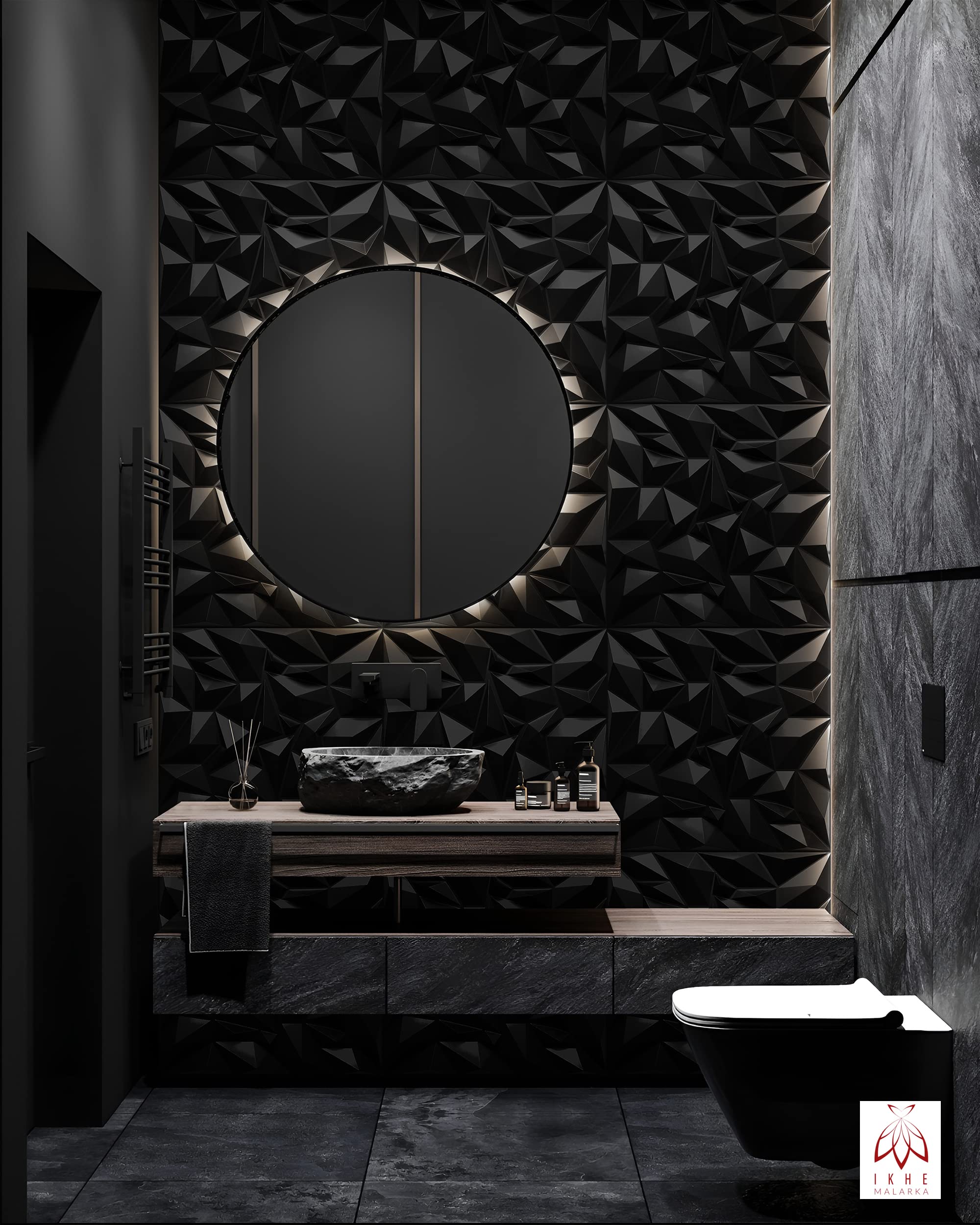 LA CASITA DE AMARA - 3D-wandpanelen van pvc (30 stuks) 30 x